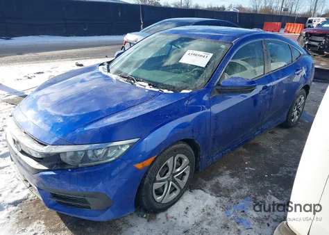2016 Honda Civic Lx из США, поврежденный, VIN 19XFC2F56GE074380